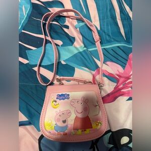 Peppa Pig girls Mini Bag in Pink with Cartoon Design
